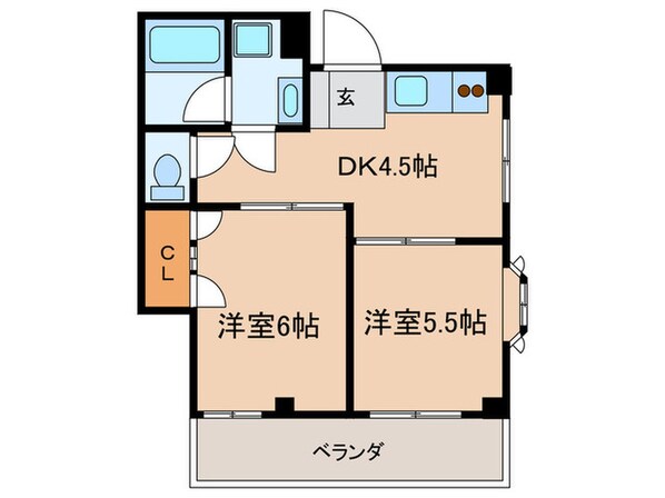 ホ－プリッヂ目白台の物件間取画像